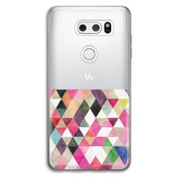 Gekleurde driehoekjes: LG V30 Transparant Hoesje