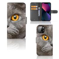 Telefoonhoesje | Met pasjeshouder | iPhone 13 Mini Britse Korthaar