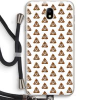 Poop emoji: Samsung Galaxy J7 (2017) Transparant Hoesje met koord