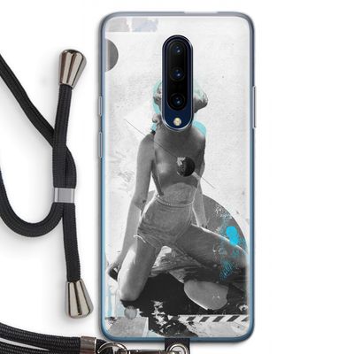 I will not feel a thing: OnePlus 7 Pro Transparant Hoesje met koord