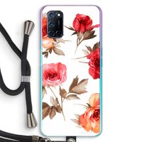 Roosjes: Oppo A52 Transparant Hoesje met koord