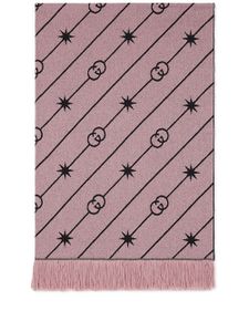 Gucci couverture à motif monogrammé - Rose