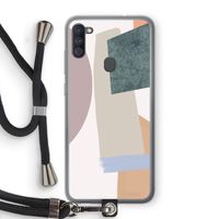 Lindo: Samsung Galaxy A11 Transparant Hoesje met koord