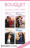 Bouquet e-bundel nummers 3985 - 3988 - Angela Bissell, Kate Hewitt, Kelly Hunter, Chantelle Shaw - ebook