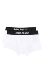 Palm Angels boxer à bande logo - Blanc - thumbnail