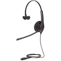 Jabra BIZ 1500 On Ear headset Telefoon Kabel Mono Zwart Ruisonderdrukking (microfoon), Noise Cancelling - thumbnail