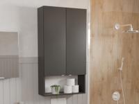 Wandkast LAURA 2 deuren antraciet Wandkast LAURA 2 deuren antraciet