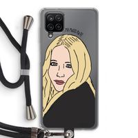 Mary Kate: Samsung Galaxy A12 Transparant Hoesje met koord