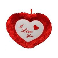 Valentijn kussen kado I Love You 45 cm - Knuffelkussen