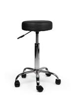Tabouret kruk zwart standaard gasveer