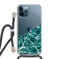 Weerkaatsing water: iPhone 12 Pro Max Transparant Hoesje met koord