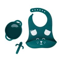 Babymoov Maaltijdset 6-12 maanden 3 stuks, FIRST'ISY Hond Blauw