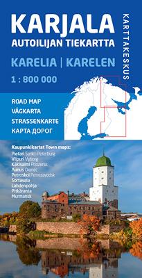 Wegenkaart - landkaart Karjala - Karelië | Karttakeskus