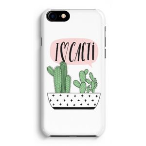 I love cacti: iPhone 8 Volledig Geprint Hoesje