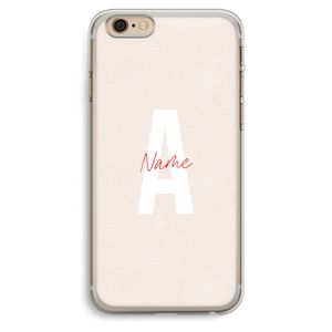Strawberry Milkshake: iPhone 6 Plus / 6S Plus Transparant Hoesje