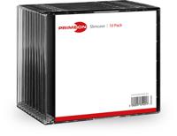 Primeon 2761401 CD-doosje Slimline doosje 1 schijven Zwart - thumbnail