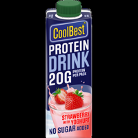 CoolBest Protein Drink Strawberry 330ml bij Jumbo