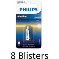8 Stuks (8 Blisters a 1 st) Philips LR3/B Minicells Alkaline Batterij - thumbnail