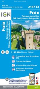 Wandelkaart - Topografische kaart 2147ET Foix - Tarascon sur Ariege, U