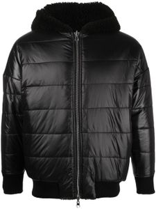 Plein Sport veste bomber à capuche - Noir