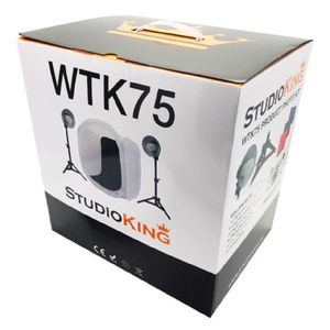 StudioKing WTK75 apparatuurset voor fotostudio Zwart, Blauw, Rood, Wit