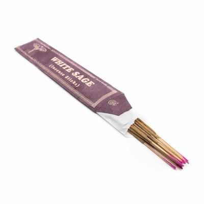 Wierook Tibetaans Stokjes - Witte Salie (15 stuks)