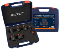 Rotec Krachtdoppen set | Binnenvierkant 1/2 | Kort | 6-delig | SW13SW24 - 842.9900