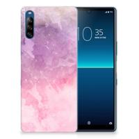 Smartphone hoesje Sony Xperia L4 Pink Purple Paint