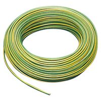 VD draad soepel 2,5mm Geel/Groen per meter