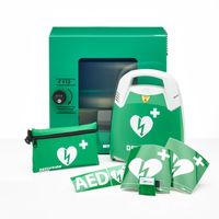 DefiSign LIFE AED + buitenkast-Groen met pin-Volautomaat