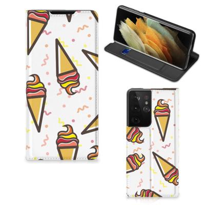 Samsung Galaxy S21 Ultra | Flip Style Cover | Icecream