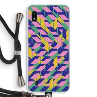 Skew Blush 1: Samsung Galaxy A10 Transparant Hoesje met koord