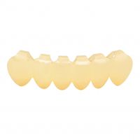 Grillz tanden - onderkant - Goudkleurig - zelf op maat te maken