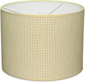 Taftan Hanglamp Kleine Ruit Beige-diameter 35 cm