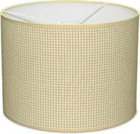 Taftan Hanglamp Kleine Ruit Beige-diameter 35 cm