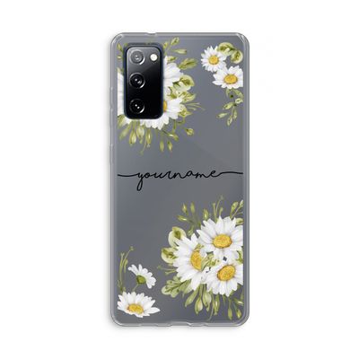 Daisies: Samsung Galaxy S20 FE / S20 FE 5G Transparant Hoesje