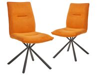 Set van 2 stoelen TIMMO oranje - thumbnail