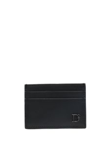 DSQUARED2 porte-cartes en cuir à plaque logo - Noir