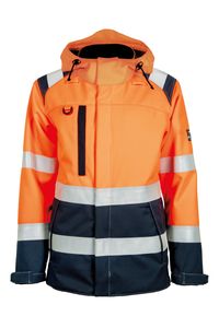 Tranemo 520982 Vlamvertragende Hi-Vis Dames winterjack met capuchon