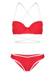 Noire Swimwear bikini à balconnets - Rouge