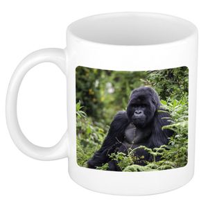 Foto mok gorilla mok / beker 300 ml - Cadeau gorilla apen liefhebber