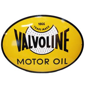 Valvoline Emaille Bord - 55 x 40cm