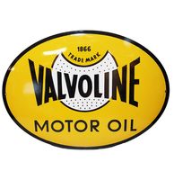 Valvoline Emaille Bord - 55 x 40cm - thumbnail