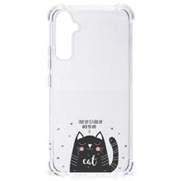 Samsung Galaxy A34 Stevig Bumper Hoesje Cat Good Day