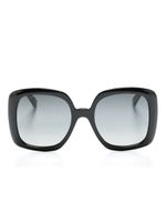 Gucci Eyewear lunettes de soleil à monture en D - Noir