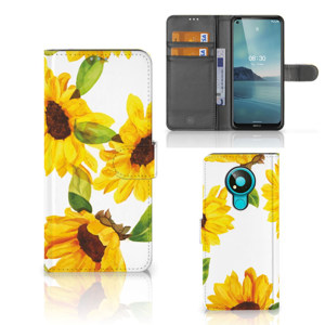 Hoesje voor Nokia 3.4 Zonnebloemen