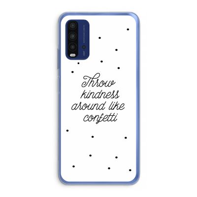 Confetti: Xiaomi Redmi 9T Transparant Hoesje