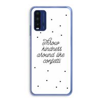 Confetti: Xiaomi Redmi 9T Transparant Hoesje