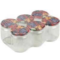 Weckpotten/inmaakpotten met schroefdop - set 6x - 540 ml - glas