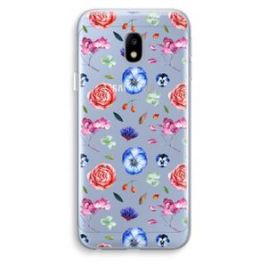 Bloemetjes: Samsung Galaxy J3 (2017) Transparant Hoesje